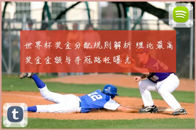 世界杯奖金分配规则解析 理论最高奖金金额与夺冠路径曝光